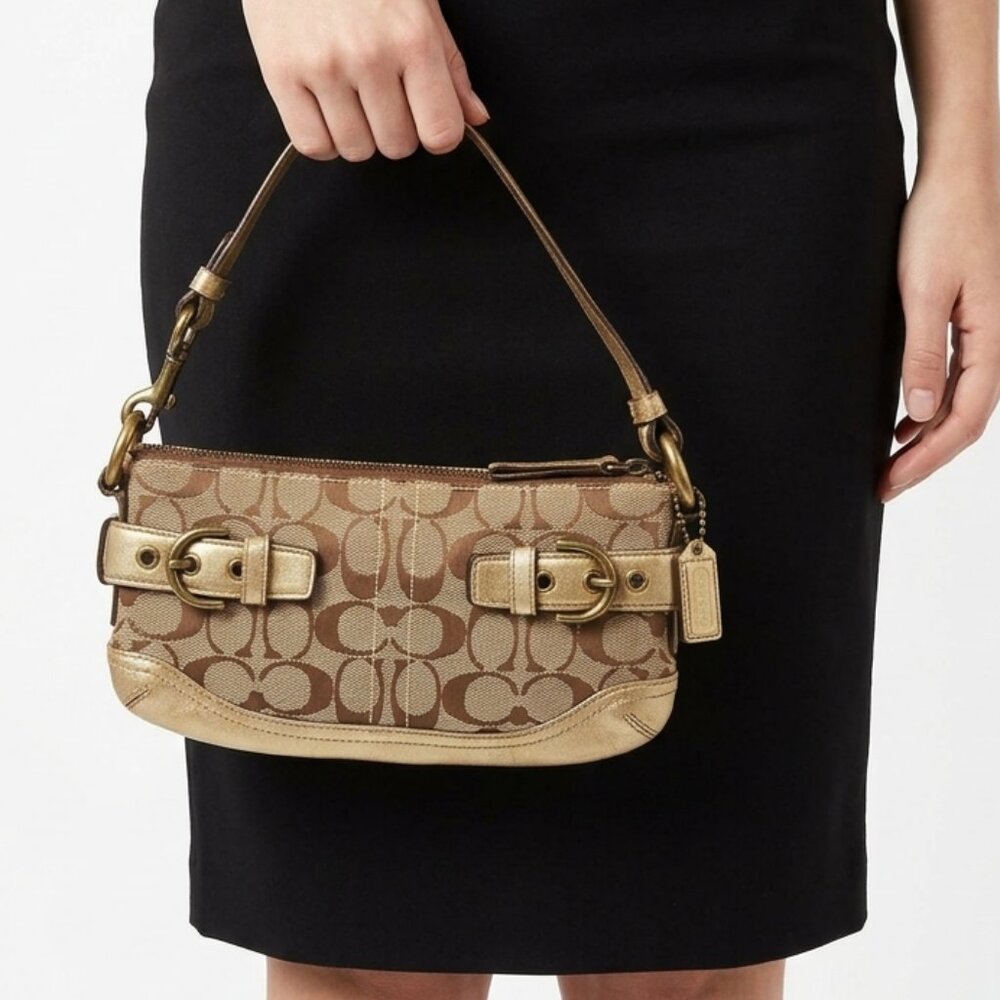 Vintage Coach Legacy Pouch Bag